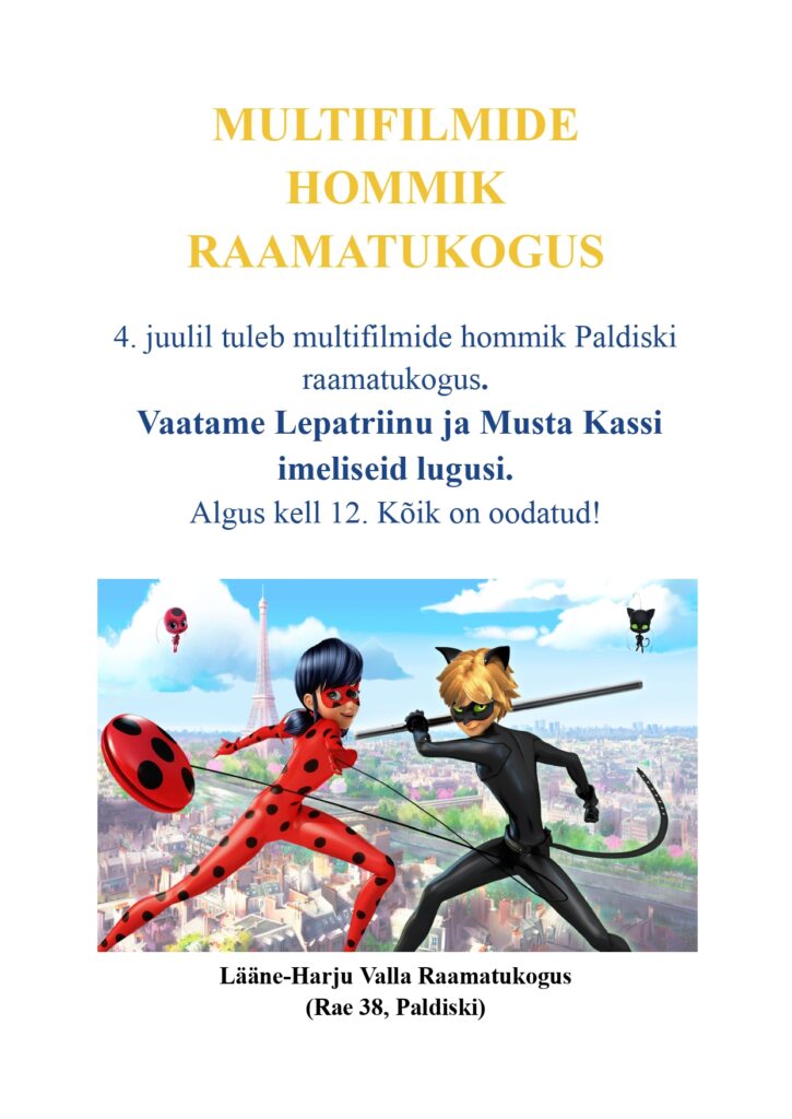 Multifilmide hommik raamatukogus