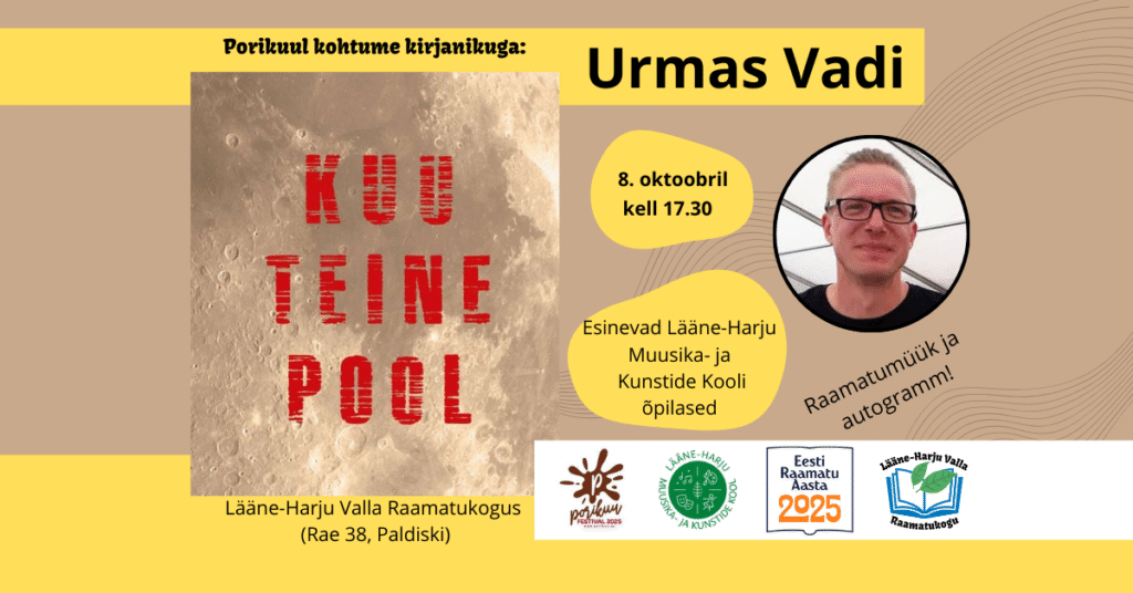 Kohtumine kirjanikuga: Urmas Vadi