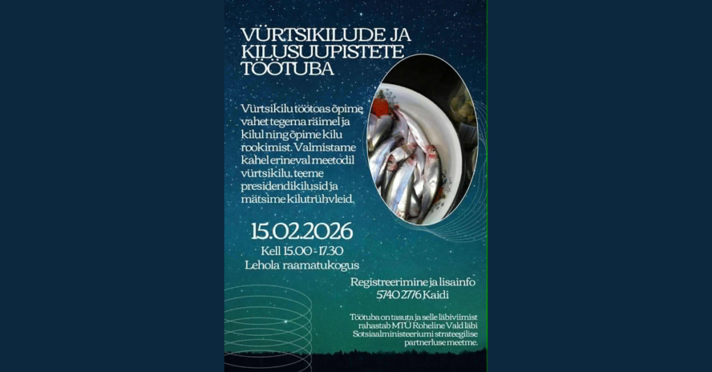 Vürtsikilude ja kilusuupistete töötuba